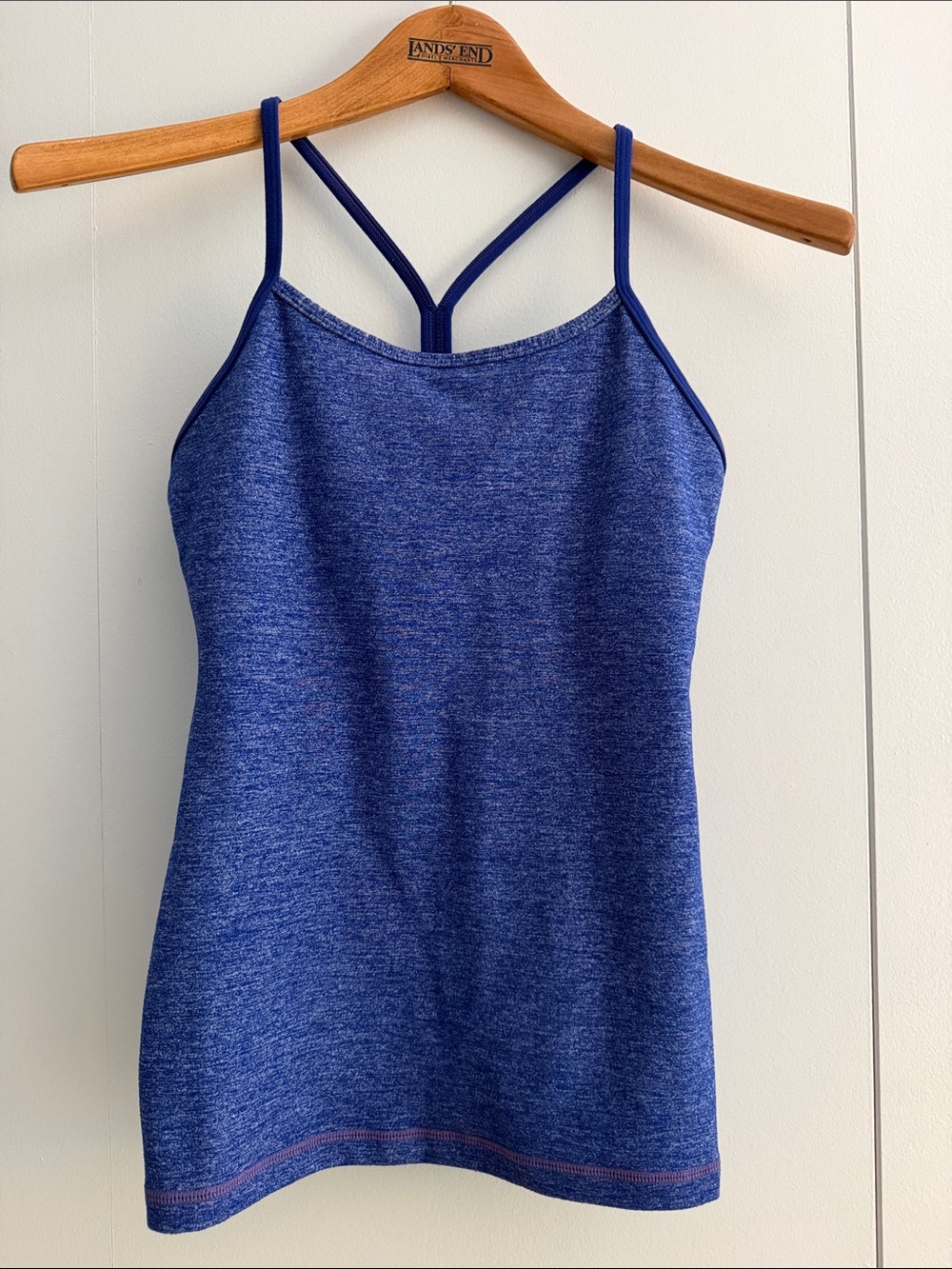 lululemon athletica Heathered Royal Blue Strappy Tank